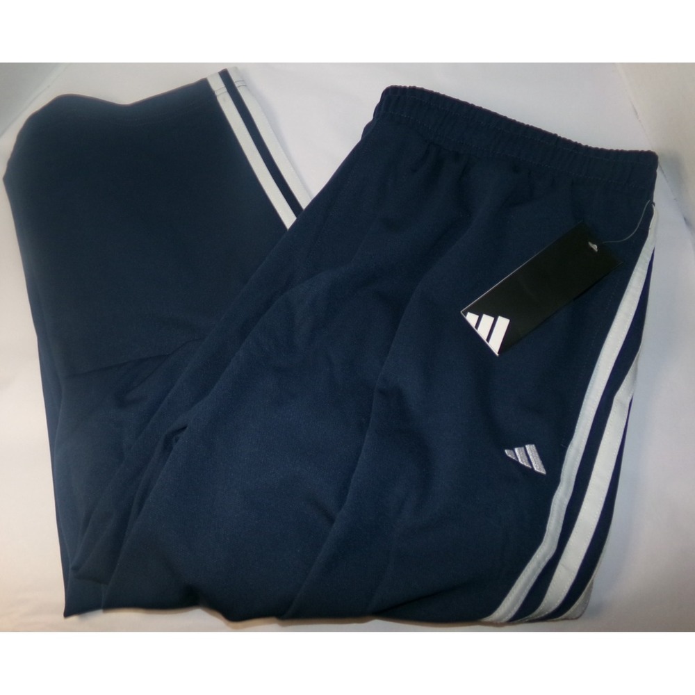 ADIDAS MENS GOLF‎ TRACK SWEATPANTS~NAVY / WHITE~SZ XL~NWT